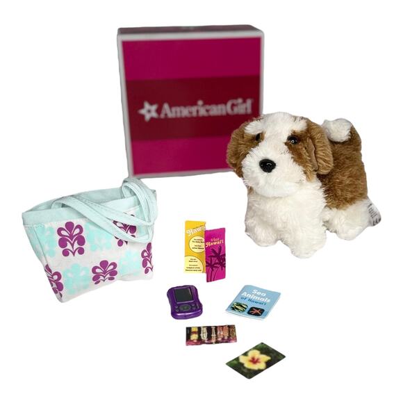 American Girl KANANI ACCESSORIES Dog Tote Bag Photos Guide Book Brochure Box - Picture 9 of 9